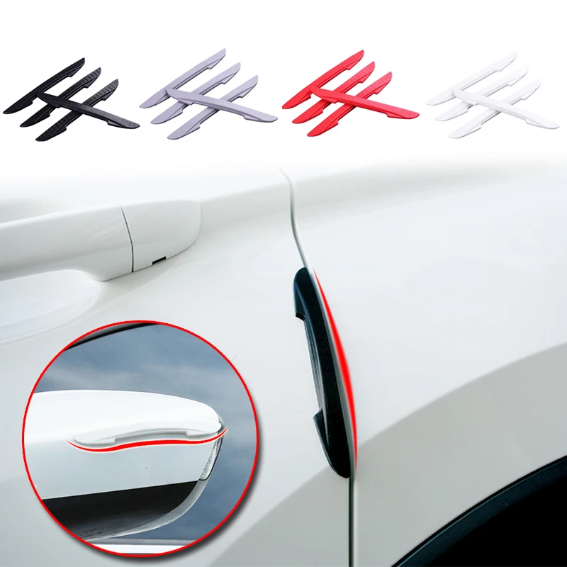 Car Styling 4PCS Car SUV Side Door Edge Protector Protective Strip Scrape Guard Bumper Guards Handle Cover 3D Sticker emblem
Car Styling 4PCS Car SUV Side Door Edge Protector Protective Strip Scrape Guard Bumper Guards Handle Cover 3D Sticker emblem