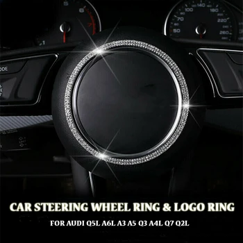 1X Car Steering wheel Decorative Diamond Ring Sticker Trim Cover For Audi Q5L A6L
1X Car Steering wheel Decorative Diamond Ring Sticker Trim Cover For Audi Q5L A6L