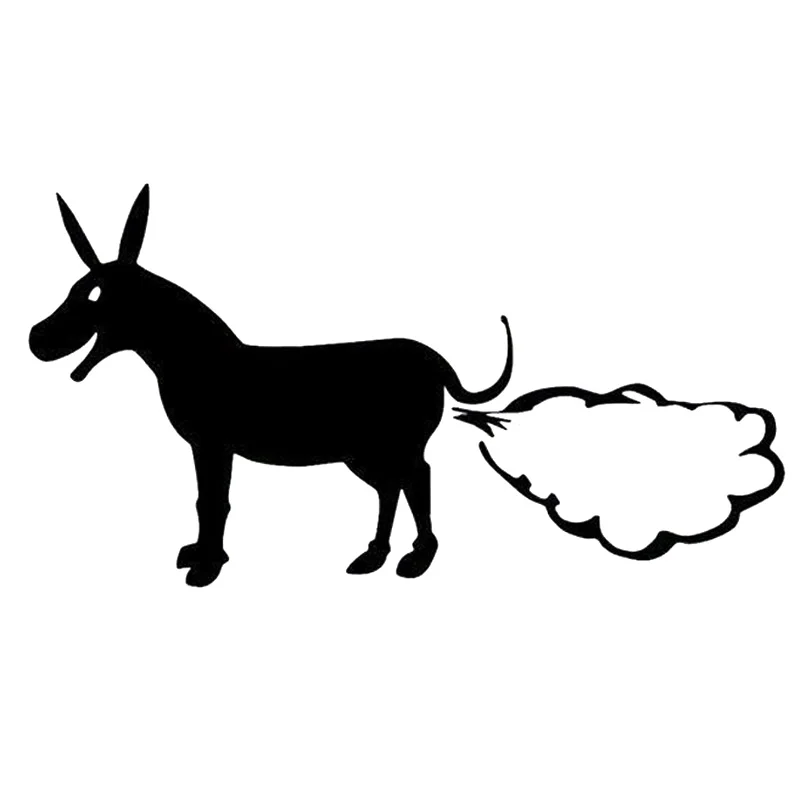 16cm*8.6cm Donkey Fart Interesting Vinyl Decal Car-styling Funny Personality Stickers Car Sticker car accessories
16cm*8.6cm Donkey Fart Interesting Vinyl Decal Car-styling Funny Personality Stickers Car Sticker car accessories