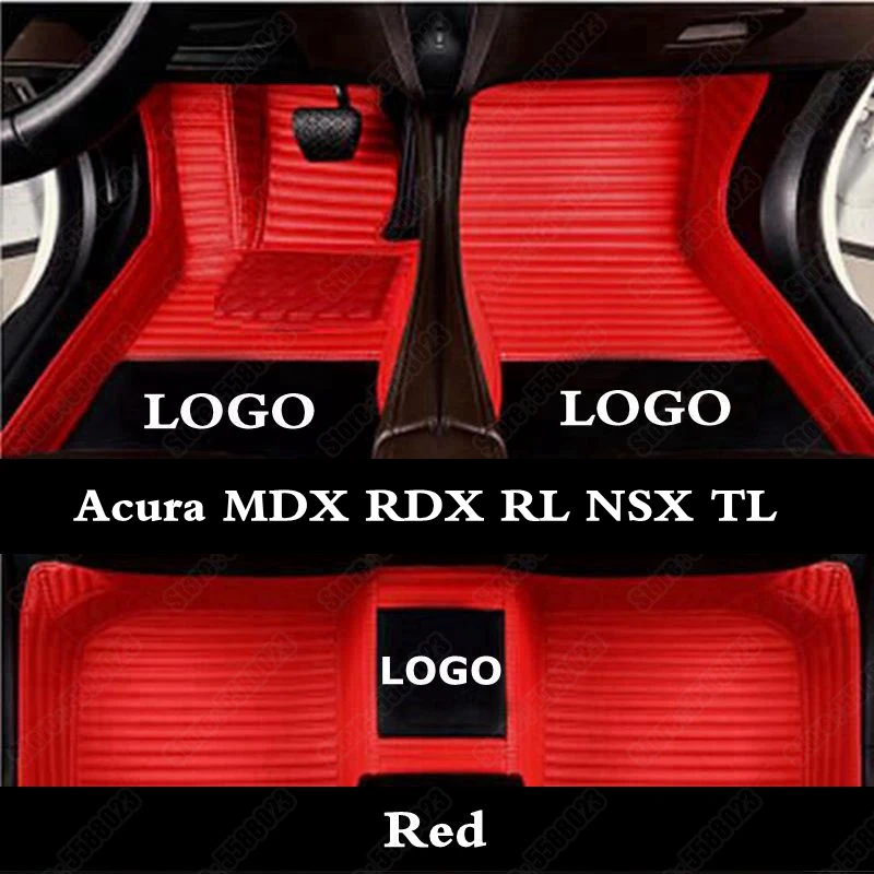

Customized Car Floor Mats for Acura MDX RDX RL NSX TL ILX ZDX TLX TSX Personalized All Weather Leather Auto Carpet Foot Mat Rugs