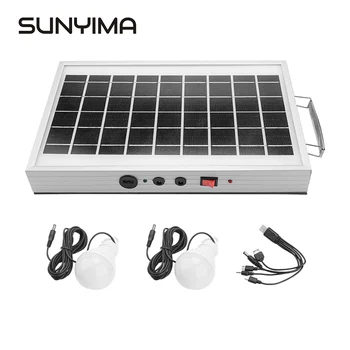 SUNYIMA Portable LED Solar Light Waterproof Panel Emergency Outdoor Solar Panel Light USB Rechargeable Tent Camping Light Bulb
SUNYIMA Portable LED Solar Light Waterproof Panel Emergency Outdoor Solar Panel Light USB Rechargeable Tent Camping Light Bulb