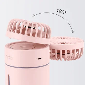 2 In 1 Portable Mini USB Fan Humidifier Cool Mist Humidifier With Personal Folding Fan 3-Speed Adjustable Light Chang
2 In 1 Portable Mini USB Fan Humidifier Cool Mist Humidifier With Personal Folding Fan 3-Speed Adjustable Light Chang