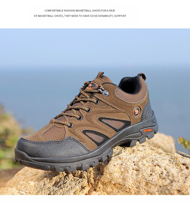 Men Trail Shoes Big Size Sneakers Men Waterproof Camping Hunting Shoe Outdoor Jungle Trekking Mountain Climbing Sports Footwear Men Trail Shoes Big Size Sneakers Men Waterproof Camping Hunting Shoe Outdoor Jungle Trekking Mountain Climbing Sports Footwear