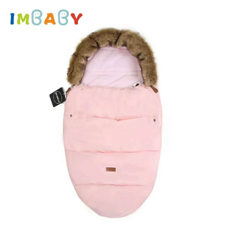 

IMBABY Baby Sleeping Bag Envelope For Winter Winterproof Stroller Footmuff For Stroller Baby Sleepsack Newborn Sleeping Bag Rack