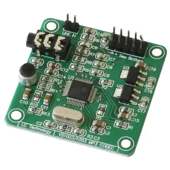 VS1053 MP3 Module Development Board w/ On-Board Recording Function SPI Interface
VS1053 MP3 Module Development Board w/ On-Board Recording Function SPI Interface