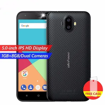 Ulefone S7 SmartPhone 1GB RAM 8GB ROM 5.0" MTK6580 Android 7.0 Quad Core 8MP+5MP 2500mah 3G WCDMA Dual Rear Camera Mobile Phone
Ulefone S7 SmartPhone 1GB RAM 8GB ROM 5.0" MTK6580 Android 7.0 Quad Core 8MP+5MP 2500mah 3G WCDMA Dual Rear Camera Mobile Phone