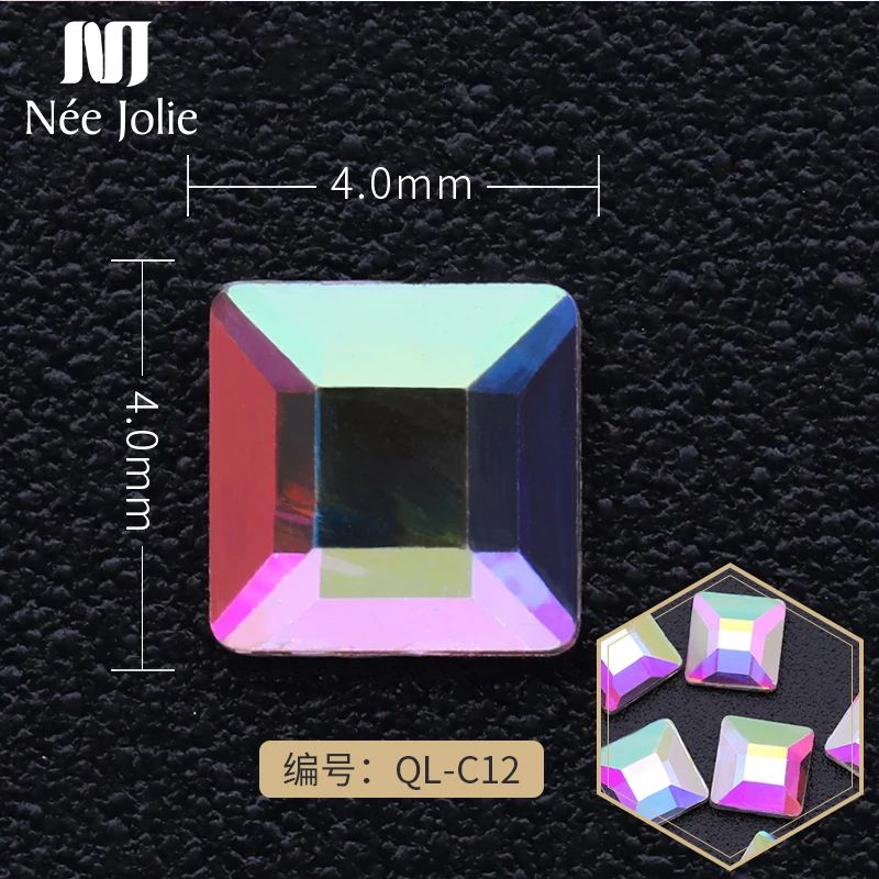 24 Patterns Crystal 3D Nail Rhinestone Semi-transparent Colorful Clear Nail Decorations for UV Gel Nail Polish
24 Patterns Crystal 3D Nail Rhinestone Semi-transparent Colorful Clear Nail Decorations for UV Gel Nail Polish