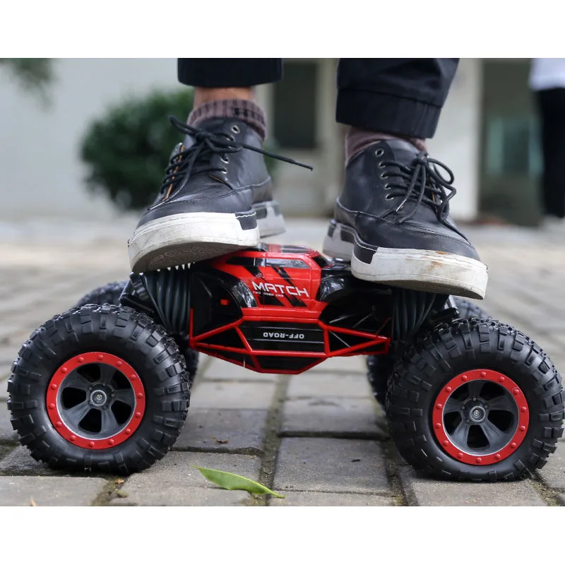 RC Car 4WD Truck Scale Double-sided 2.4G One Key Transformation All-terrain Vehicle Varanid Climbing Cars Remote Control Car Toy
RC Car 4WD Truck Scale Double-sided 2.4G One Key Transformation All-terrain Vehicle Varanid Climbing Cars Remote Control Car Toy