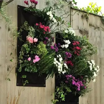 Wall Hanging Planting Bags 4/7Pockets Green Grow Bag Planter Vertical Garden Vegetable Living Garden Bag Balcony Home Supplies
Wall Hanging Planting Bags 4/7Pockets Green Grow Bag Planter Vertical Garden Vegetable Living Garden Bag Balcony Home Supplies