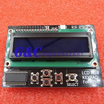 I2C IIC 16x2 RGB LCD Display Shield 1602 Blue Backlight For Raspberry Pi B+/B diy electronics
I2C IIC 16x2 RGB LCD Display Shield 1602 Blue Backlight For Raspberry Pi B+/B diy electronics