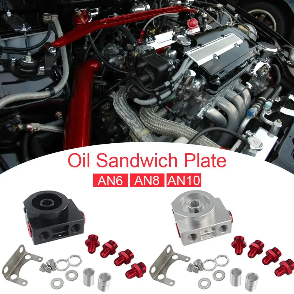 Oil Sandwich Plate Oil Filter Sandwich Adaptor With Oil Filter Remote Block With Thermostat 1xAN8 4xAN6/AN8/AN10 JR5675
Oil Sandwich Plate Oil Filter Sandwich Adaptor With Oil Filter Remote Block With Thermostat 1xAN8 4xAN6/AN8/AN10 JR5675