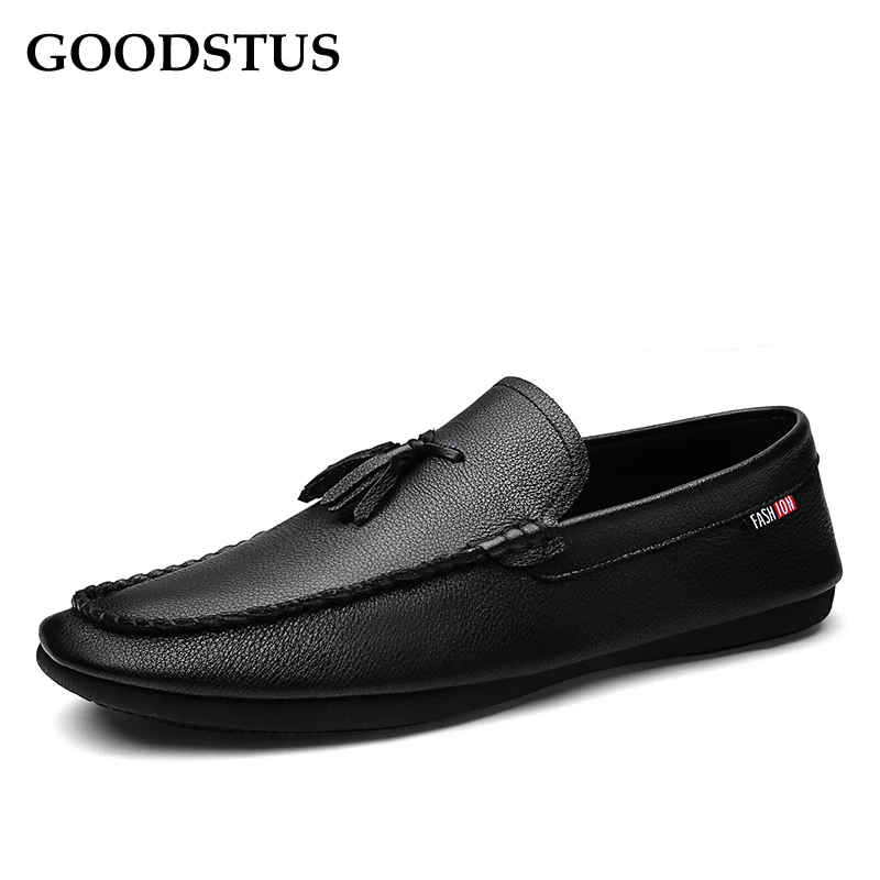 GOODSTUS Men Casual Shoes Genuine Leather Comfortable Breathable Solid Soft Vamp Sole Simple Style New Fashion Male Footware 
GOODSTUS Men Casual Shoes Genuine Leather Comfortable Breathable Solid Soft Vamp Sole Simple Style New Fashion Male Footware