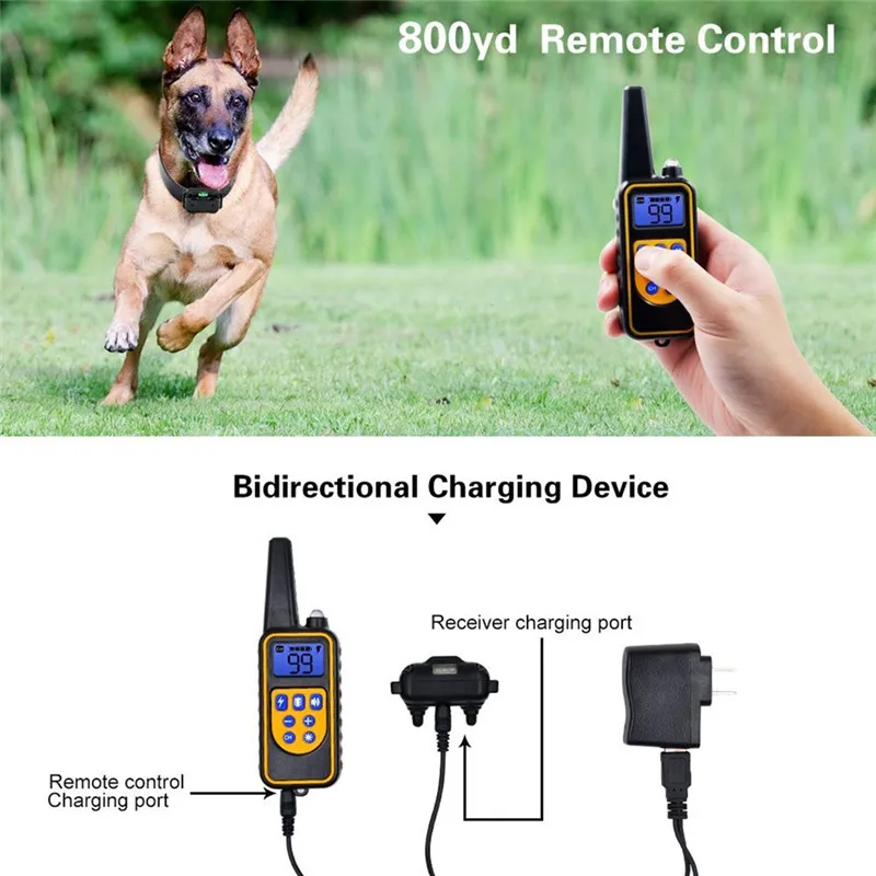 Electric Pet Fencing System Dog Shock Collar With Remote Control Waterproof Electric For Large Dog Pet Training Device
Electric Pet Fencing System Dog Shock Collar With Remote Control Waterproof Electric For Large Dog Pet Training Device