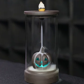 1PC Backflow Incense Burner Pumpkin LED Light Cover Halloween Decoration
1PC Backflow Incense Burner Pumpkin LED Light Cover Halloween Decoration