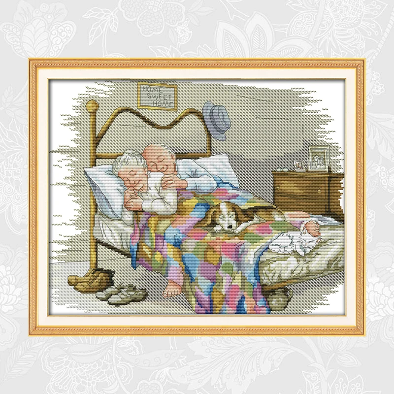 The Old Married Couple Counted Cross-Stitch Handwork Beginner Print On Canvas 11CT 14CT Cross Stitch Kits Embroidery Home Decor
The Old Married Couple Counted Cross-Stitch Handwork Beginner Print On Canvas 11CT 14CT Cross Stitch Kits Embroidery Home Decor