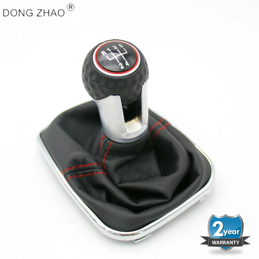 For VW Bora MK4 Golf 4 Jetta 4 GTI GTD 98-04 5 speed 12mm Car Gear Shift Knob with Chrome Frame Black Leather Red Thread
For VW Bora MK4 Golf 4 Jetta 4 GTI GTD 98-04 5 speed 12mm Car Gear Shift Knob with Chrome Frame Black Leather Red Thread