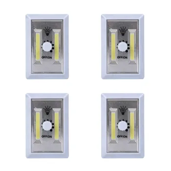 4pcs Battery Operated Basement Shed Adhesive Super Bright Easy Install COB LED Night Light Kids Room Wall Switch Shelf Cordless
4pcs Battery Operated Basement Shed Adhesive Super Bright Easy Install COB LED Night Light Kids Room Wall Switch Shelf Cordless