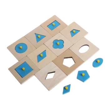 Montessori Shapes Sorting Puzzle Geometry Board Education Preschool Kids Toys 24BE 
Montessori Shapes Sorting Puzzle Geometry Board Education Preschool Kids Toys 24BE