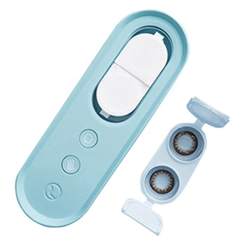 Portable Automatic Contact Lens Cleaner Ultrasonic Cleaner Washing Box Kit Fast Cleaning Cosmetic Glasses To Remove Bacteria Blu
Portable Automatic Contact Lens Cleaner Ultrasonic Cleaner Washing Box Kit Fast Cleaning Cosmetic Glasses To Remove Bacteria Blu