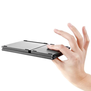Foldable Bluetooth Keyboard Rechargable Pocket Size Portable Mini Wireless Keyboard with Touchpad for Android Windows PC Tablet
Foldable Bluetooth Keyboard Rechargable Pocket Size Portable Mini Wireless Keyboard with Touchpad for Android Windows PC Tablet