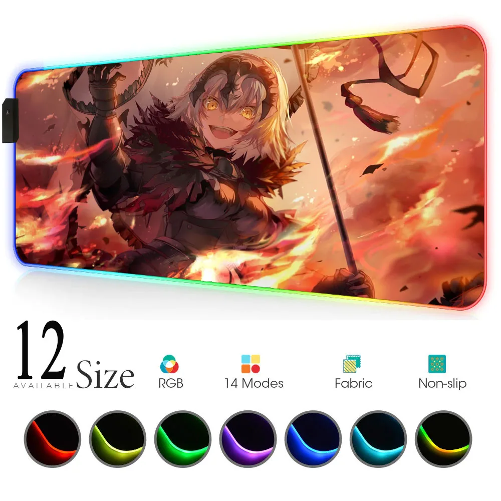 Rgb Mouse Pad with Backlight Joan Alter Carpet Anime Led Pad Mousepad Hyperx Mat Desktop Computer Notbook Gamer Desk Accessory
Rgb Mouse Pad with Backlight Joan Alter Carpet Anime Led Pad Mousepad Hyperx Mat Desktop Computer Notbook Gamer Desk Accessory