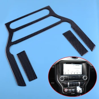 CITALL 3Pcs Carbon Fiber Auto Multi-media Console Panel Sticker Cover Trim Fit for Ford Mustang 2015 2016 2017
CITALL 3Pcs Carbon Fiber Auto Multi-media Console Panel Sticker Cover Trim Fit for Ford Mustang 2015 2016 2017