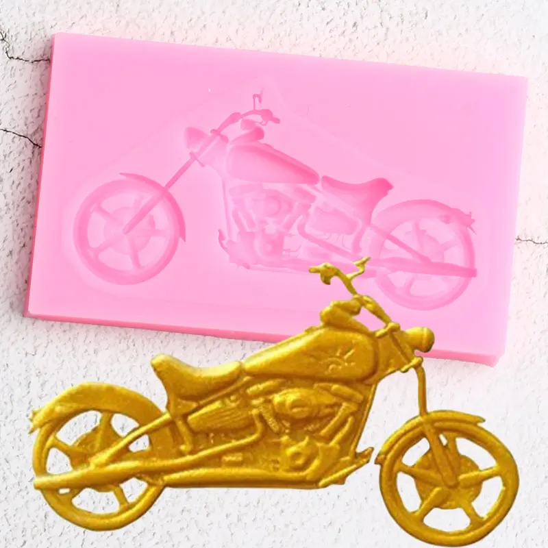 3D Motorcycle Silicone Molds DIY Baby Birthday Cupcake Topper Fondant Cake Decorating Tools Candy Clay Chocolate Gumpaste Moulds
3D Motorcycle Silicone Molds DIY Baby Birthday Cupcake Topper Fondant Cake Decorating Tools Candy Clay Chocolate Gumpaste Moulds