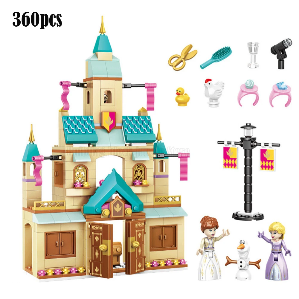 Disney Friends Series Building Block Set Ice and Snow Princess Castle Game House Children DIY Assembleds For Girls Creative Gift
Disney Friends Series Building Block Set Ice and Snow Princess Castle Game House Children DIY Assembleds For Girls Creative Gift