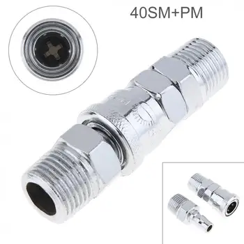 2pcs/TL-S12 40SM+PM High Speed Steel Pneumatic Fitting Quick High Pressure Connector with Dual-interface and Telescopic Buckle
2pcs/TL-S12 40SM+PM High Speed Steel Pneumatic Fitting Quick High Pressure Connector with Dual-interface and Telescopic Buckle