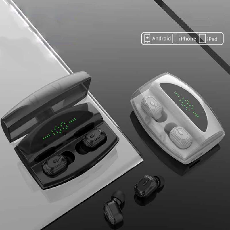 Bluetooth Headphone Wireless Display 5.0 Stereo Headphone Mini Motion Waterproof Headphone Private Model
Bluetooth Headphone Wireless Display 5.0 Stereo Headphone Mini Motion Waterproof Headphone Private Model