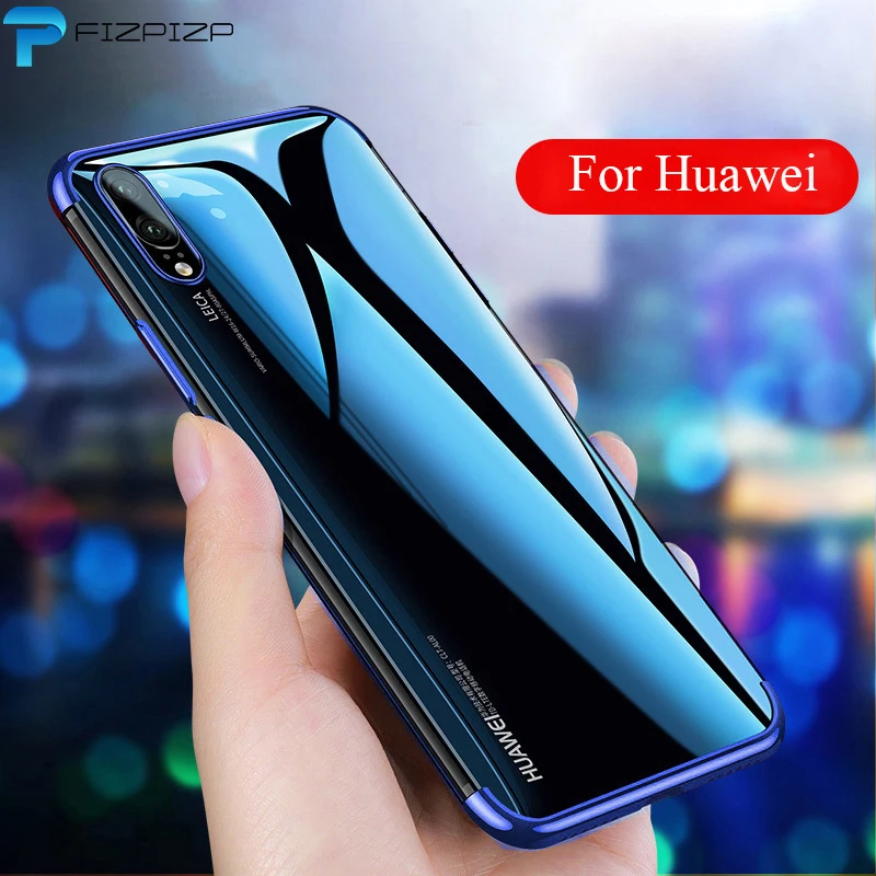 Чехол с силиконовым покрытием для Huawei Honor 20 10 10i P Smart 2019 Z Plus P20 Lite P30 Pro V20 прозрачный