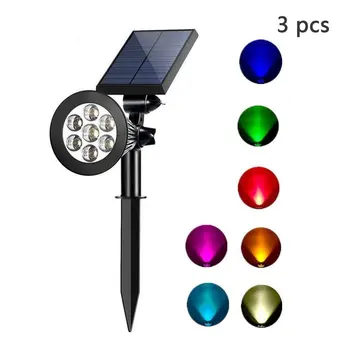 Solar Spotlights Adjustable Color-Changing Waterproof Garden Lawn Lamp Landscape Spot Lights Porch Light
Solar Spotlights Adjustable Color-Changing Waterproof Garden Lawn Lamp Landscape Spot Lights Porch Light