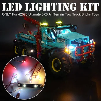 LED Light Kit for 42070 Technic for Ultimate 6X6 All Terrain Tow Truck Bricks Toy (Only Light Included)
LED Light Kit for 42070 Technic for Ultimate 6X6 All Terrain Tow Truck Bricks Toy (Only Light Included)