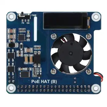Expansion Board for Raspberry Pi 4B/3B+POE Power Over Ethernet Cooling Module Onboard Fan Power Over Board
Expansion Board for Raspberry Pi 4B/3B+POE Power Over Ethernet Cooling Module Onboard Fan Power Over Board