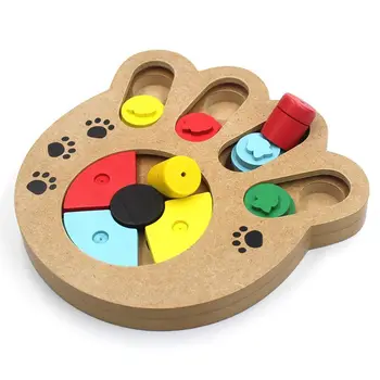 Pet Intelligence Toy Eco-friendly Interactive Fun Hide and Seek Food Treated Wooden Pet Paw Puzzle Toy for small or midium dogs
Pet Intelligence Toy Eco-friendly Interactive Fun Hide and Seek Food Treated Wooden Pet Paw Puzzle Toy for small or midium dogs