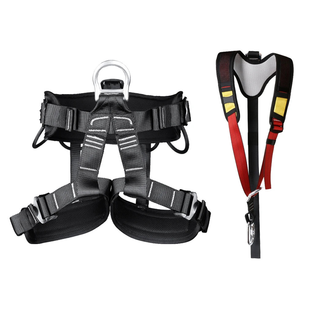 Outdoor Rock Climbing Rappelling Full Body Safety Harness Seat Belt Shoulder Strap Expand Rescue Engineering Protection Caving
Outdoor Rock Climbing Rappelling Full Body Safety Harness Seat Belt Shoulder Strap Expand Rescue Engineering Protection Caving