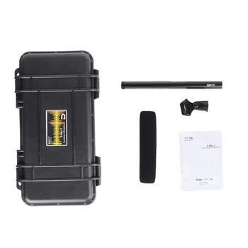 Deity S-Mic 2 Super Cardioid Condenser Video Microphone Low-noise Directional Microphone for Hi-Res Broadcast Super Low Noise
Deity S-Mic 2 Super Cardioid Condenser Video Microphone Low-noise Directional Microphone for Hi-Res Broadcast Super Low Noise