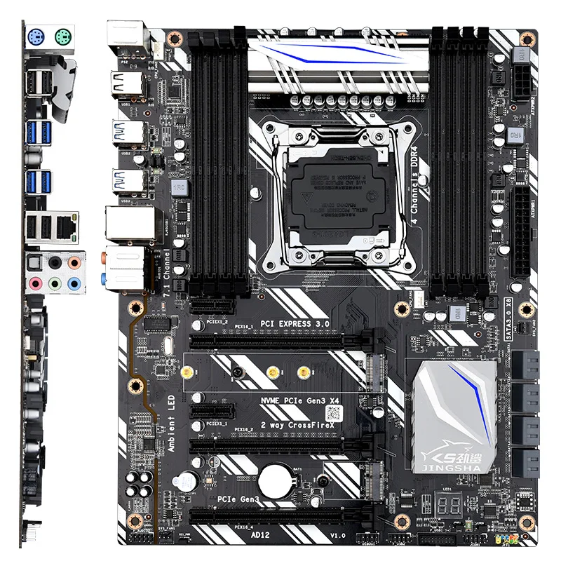ALZENIT X99 D8 Motherboard For Intel X99 LGA 2011 DDR4 128GB M.2 NVME ATX Mainboard
ALZENIT X99 D8 Motherboard For Intel X99 LGA 2011 DDR4 128GB M.2 NVME ATX Mainboard