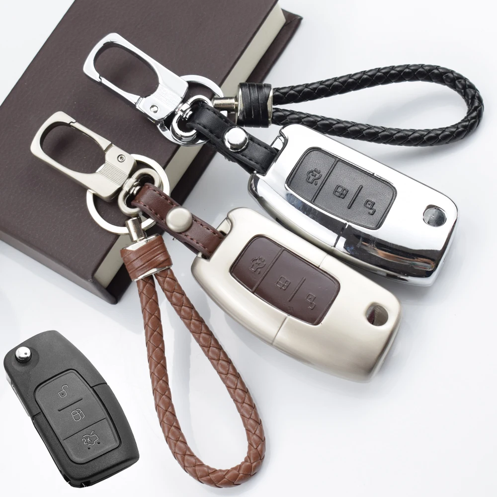 zinc alloy+leather 3 Button Flip Folding Remote Control Key cover case Fob shell for Ford Focus Fiesta 2013 Ecosport Kuga Escape
zinc alloy+leather 3 Button Flip Folding Remote Control Key cover case Fob shell for Ford Focus Fiesta 2013 Ecosport Kuga Escape