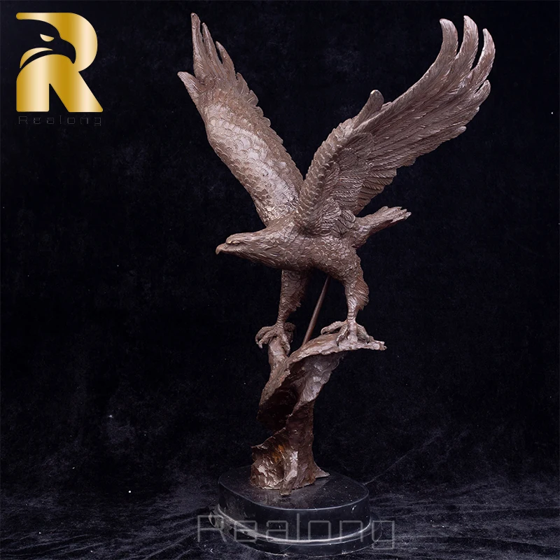 Bronze Eagle Statue Large Bronze Eagle Sculpture Casting Bronze Animals Art Figurine For Home Garden Decoration Ornament Gifts
Bronze Eagle Statue Large Bronze Eagle Sculpture Casting Bronze Animals Art Figurine For Home Garden Decoration Ornament Gifts