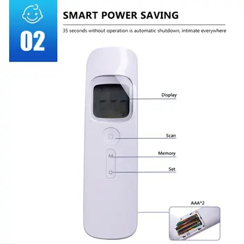 1PC Baby Thermometer Abs Accurate Infrared Digital Lcd Body Measurement Forehead Ear Non-Contact Thermometer 1 Set
1PC Baby Thermometer Abs Accurate Infrared Digital Lcd Body Measurement Forehead Ear Non-Contact Thermometer 1 Set