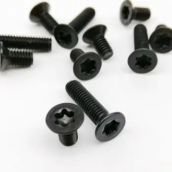 10/50pcs M2 M2.5 M3 M4 Black Grade 8.8 Carbon Steel GB2673 Six-Lobe Torx Head Flat Countersunk Screw Six Lobe Bolt Metric Thread
10/50pcs M2 M2.5 M3 M4 Black Grade 8.8 Carbon Steel GB2673 Six-Lobe Torx Head Flat Countersunk Screw Six Lobe Bolt Metric Thread