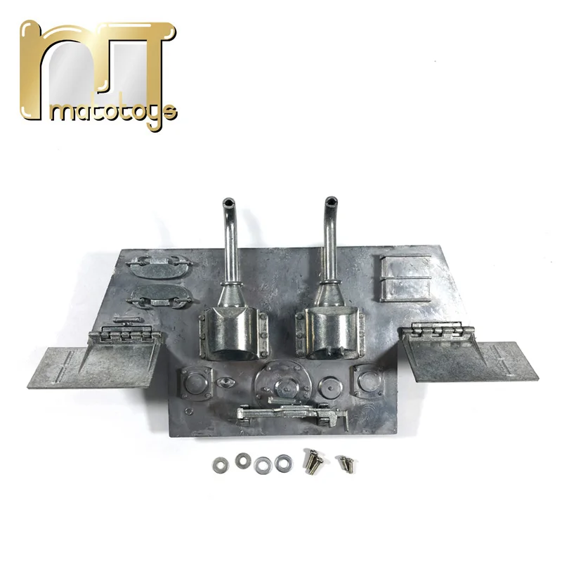 MATO1:16 немецкая металлическая задняя пластина Tiger King плюс модификация корпуса брызговика
MATO1:16 немецкая металлическая задняя пластина Tiger King плюс модификация корпуса брызговика