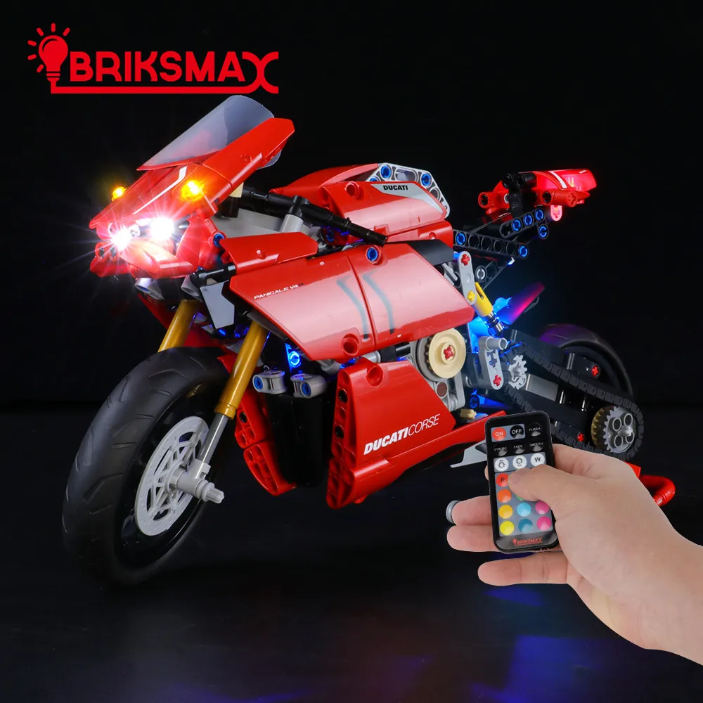 BriksMax Led Light Kit For 42107 Technic Motorcycle Toys Building Blocks Model Lighting Set Remote Control Edition
BriksMax Led Light Kit For 42107 Technic Motorcycle Toys Building Blocks Model Lighting Set Remote Control Edition
