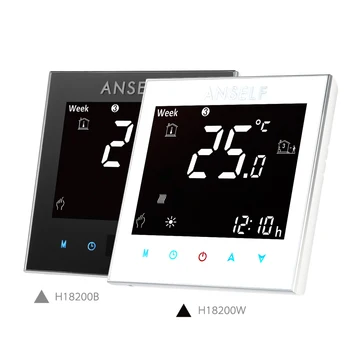 Weekly Programmable Underfloor Heating Thermostat LCD Touch Screen Room Temperature Controller Thermostat White Backlight
Weekly Programmable Underfloor Heating Thermostat LCD Touch Screen Room Temperature Controller Thermostat White Backlight
