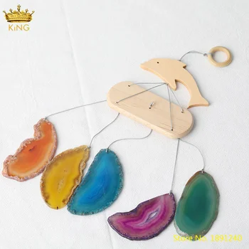 Rainbow Color Natural Agates Onyx Stone Slab Slice Beads Wind Chimes Friendship Jewelry For Hoom Window Hanging Ornament Jewelry
Rainbow Color Natural Agates Onyx Stone Slab Slice Beads Wind Chimes Friendship Jewelry For Hoom Window Hanging Ornament Jewelry