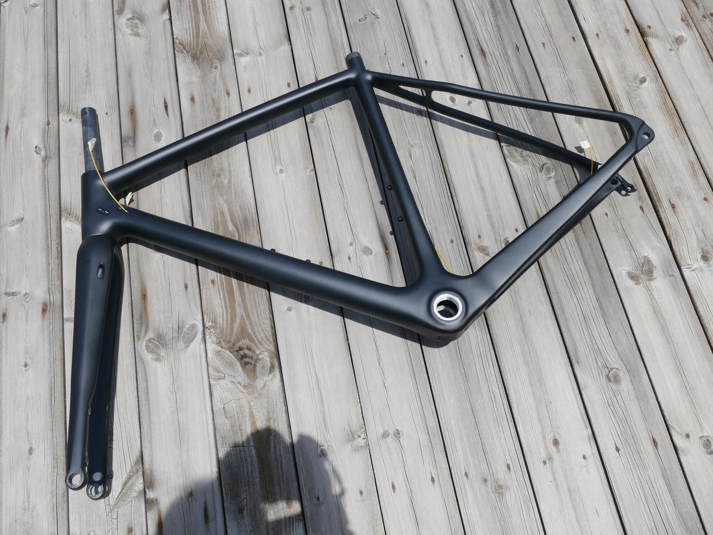 FR608 полностью углеродный UD Matt для велокросса шоссейный велосипед Cyclo Cross Frame Thru Axle