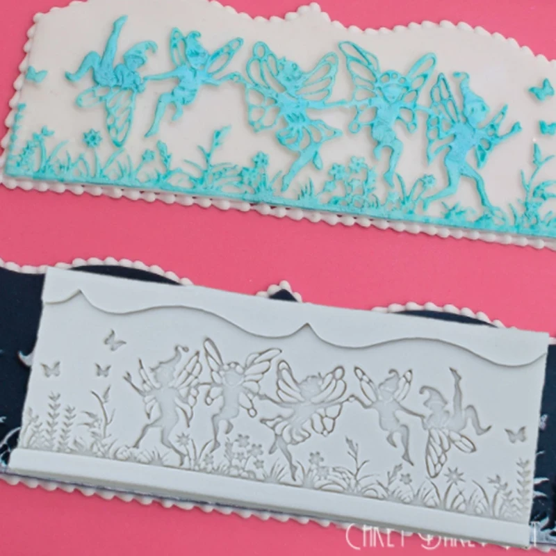 Fairy Border Moulds Fondant Cake Decorating Tools Silicone Mold Sugarcraft Chocolate Baking Tools for Cakes Gumpaste Fimo
Fairy Border Moulds Fondant Cake Decorating Tools Silicone Mold Sugarcraft Chocolate Baking Tools for Cakes Gumpaste Fimo