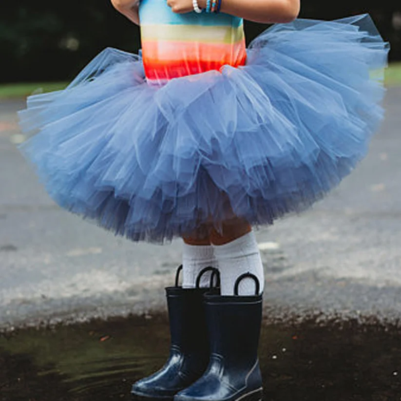 

Kids Princess Girls Tutu Skirt Dance Baby Cloth Mesh Party Costume Fancy Mini ball gownTutu Pettiskirt