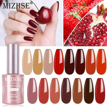 MIZHSE Red Nail Polish 18ml UV Varnish Gel Lacquer Matte Gellak Sequins Semi-permanent Enamel Colors Gel Nails For Manicure
MIZHSE Red Nail Polish 18ml UV Varnish Gel Lacquer Matte Gellak Sequins Semi-permanent Enamel Colors Gel Nails For Manicure